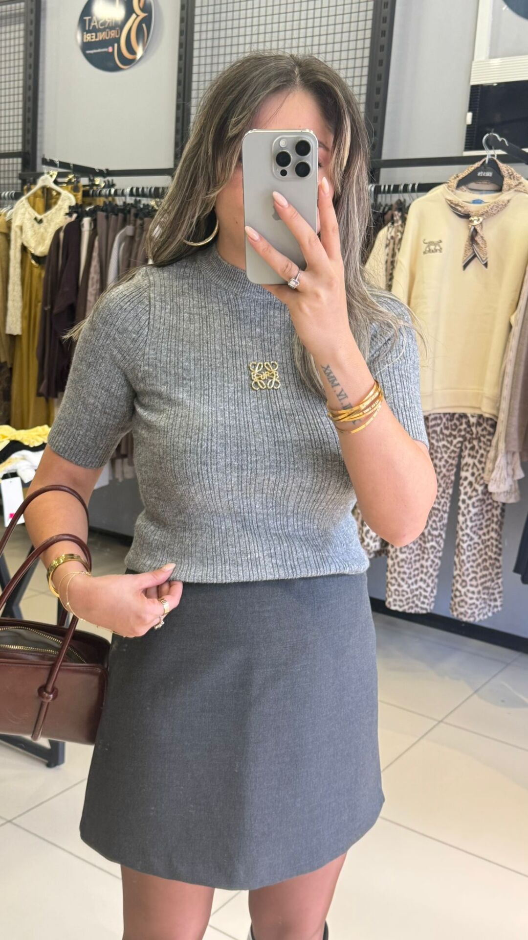 Marka Model Triko Bluz-GRİ