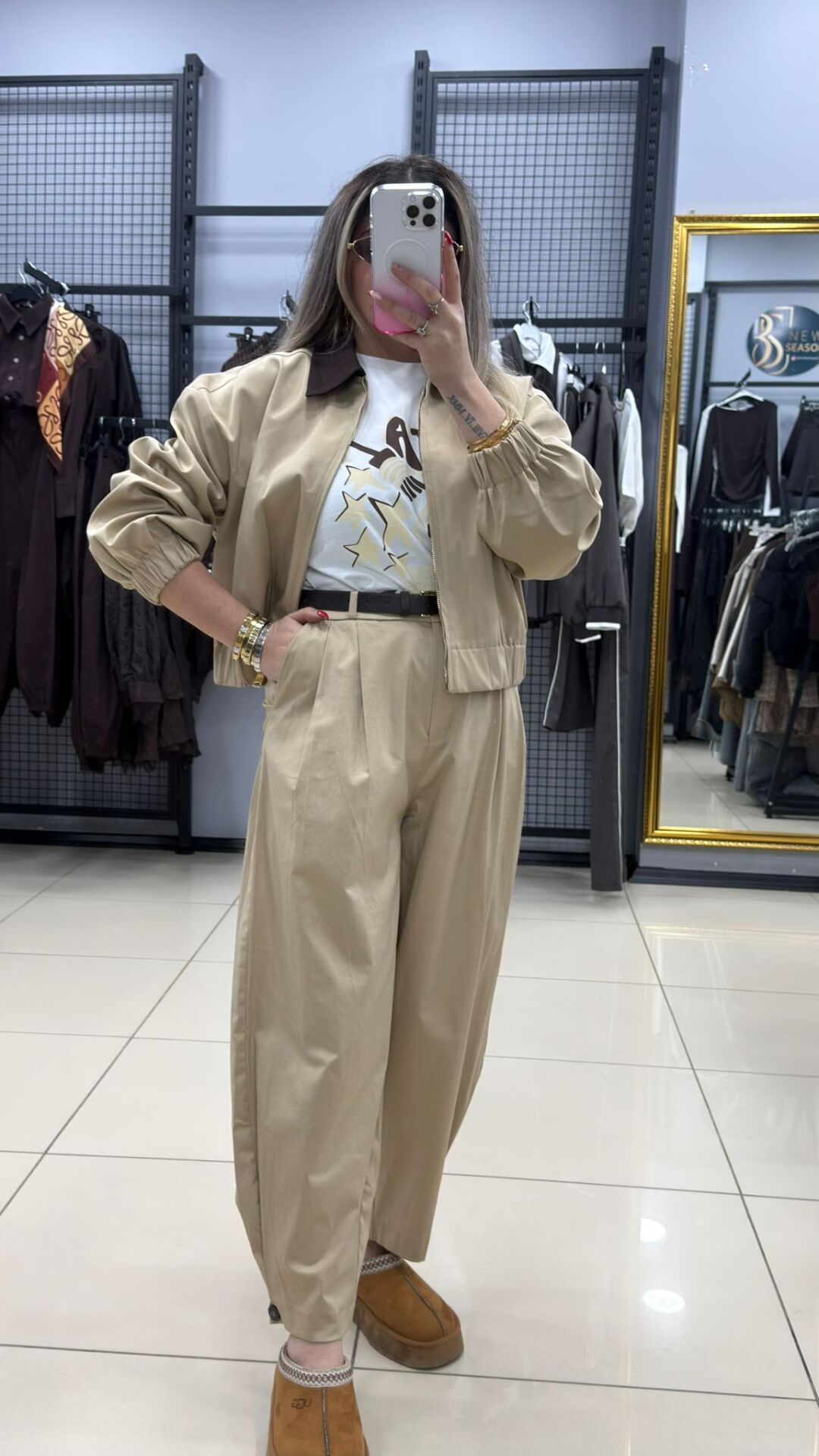 Polo Yaka Kendinden Kemerli Premıum Takım