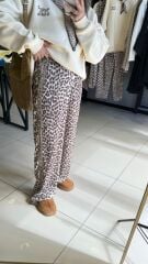 Beli Lastikli Saten Pantolon