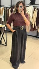 Premiım Trıko Kazak-KAHVE