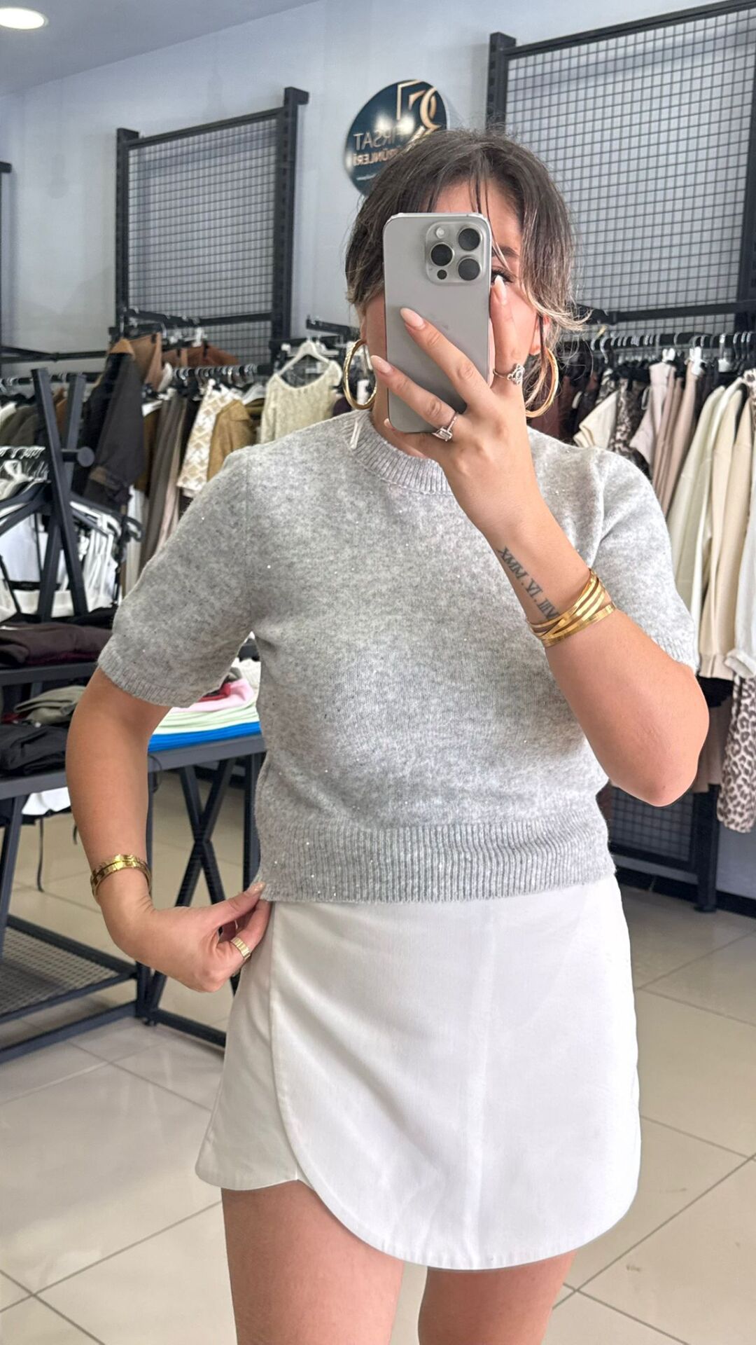 Dilvin Yumoş Kazak-GRİ