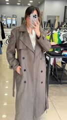 Premium Süet Trenç