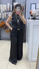 Kendinden Kemerli Saten Takım