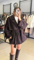 Mürdüm Renk Premıum Kalite Trenç