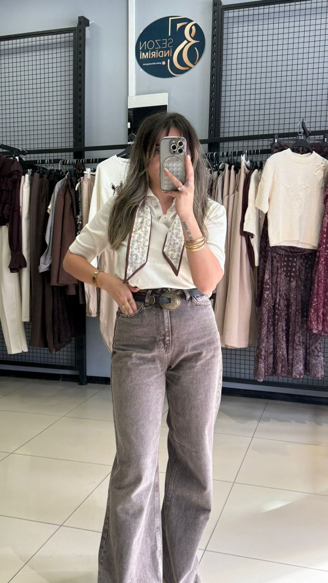 Füme Wıde Leg Jean