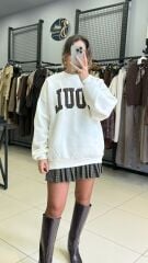 İçi Şardonlu İşlemeli Sweat