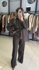 Marka Model Jean Takım-Kahve