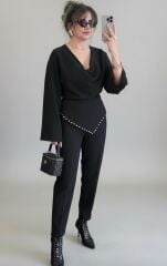 Zara Model Pensli Havuç Kesim Pantolon