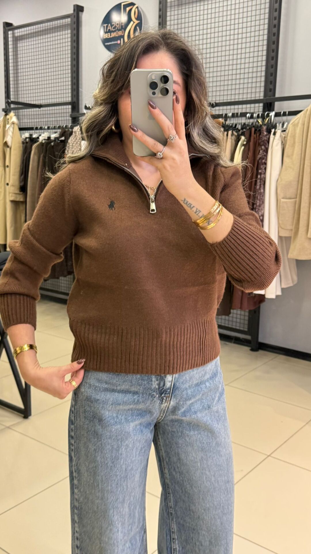 Marka Model Fermuarlı Kazak