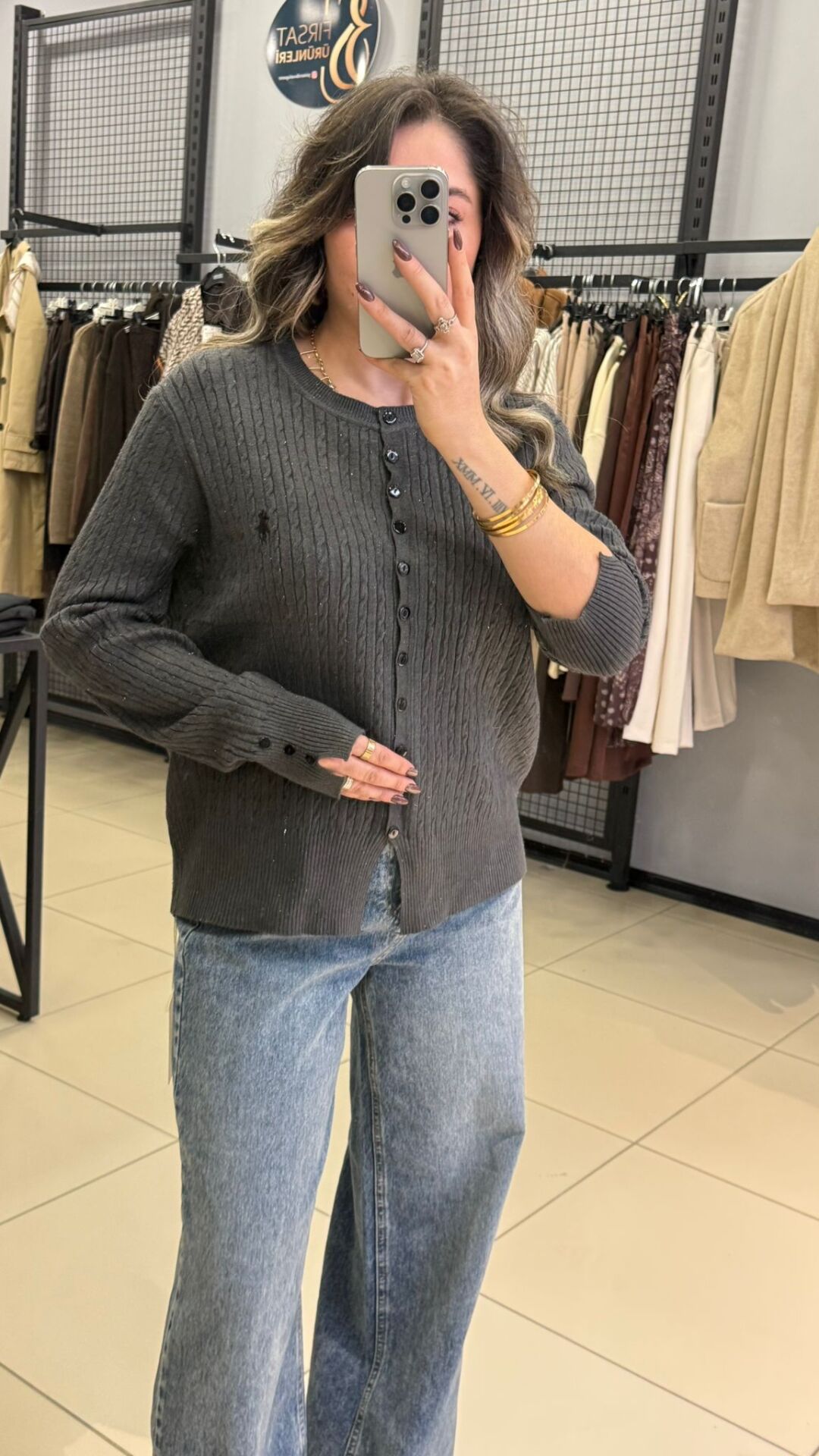 Marka Model Premıum Hırka-GRİ