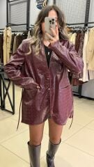 Marka Model İçi Astarlı Deri Ceket