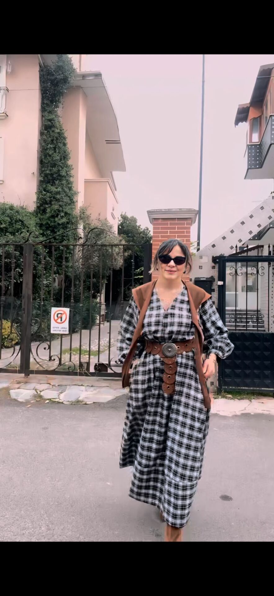 Ekoseli Gömlek Elbise