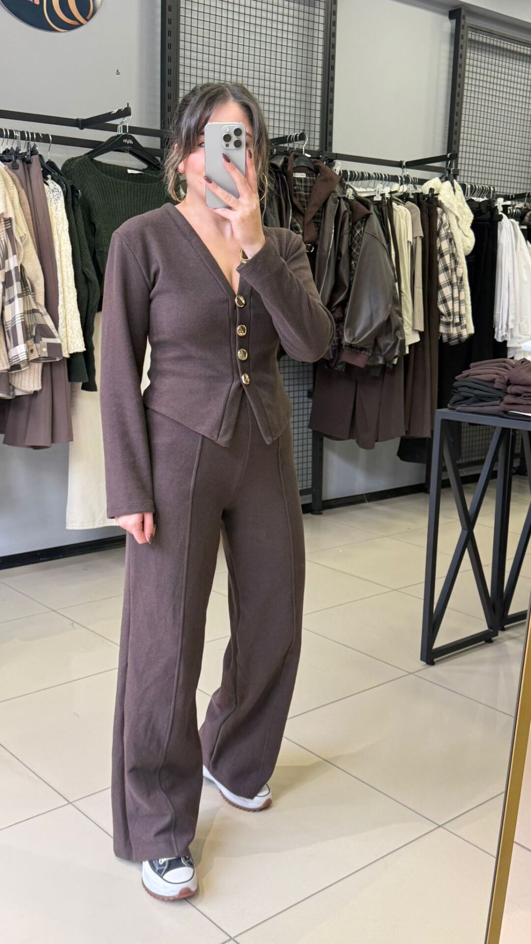 Marka Model Premıum Kalite Takım-KAHVE