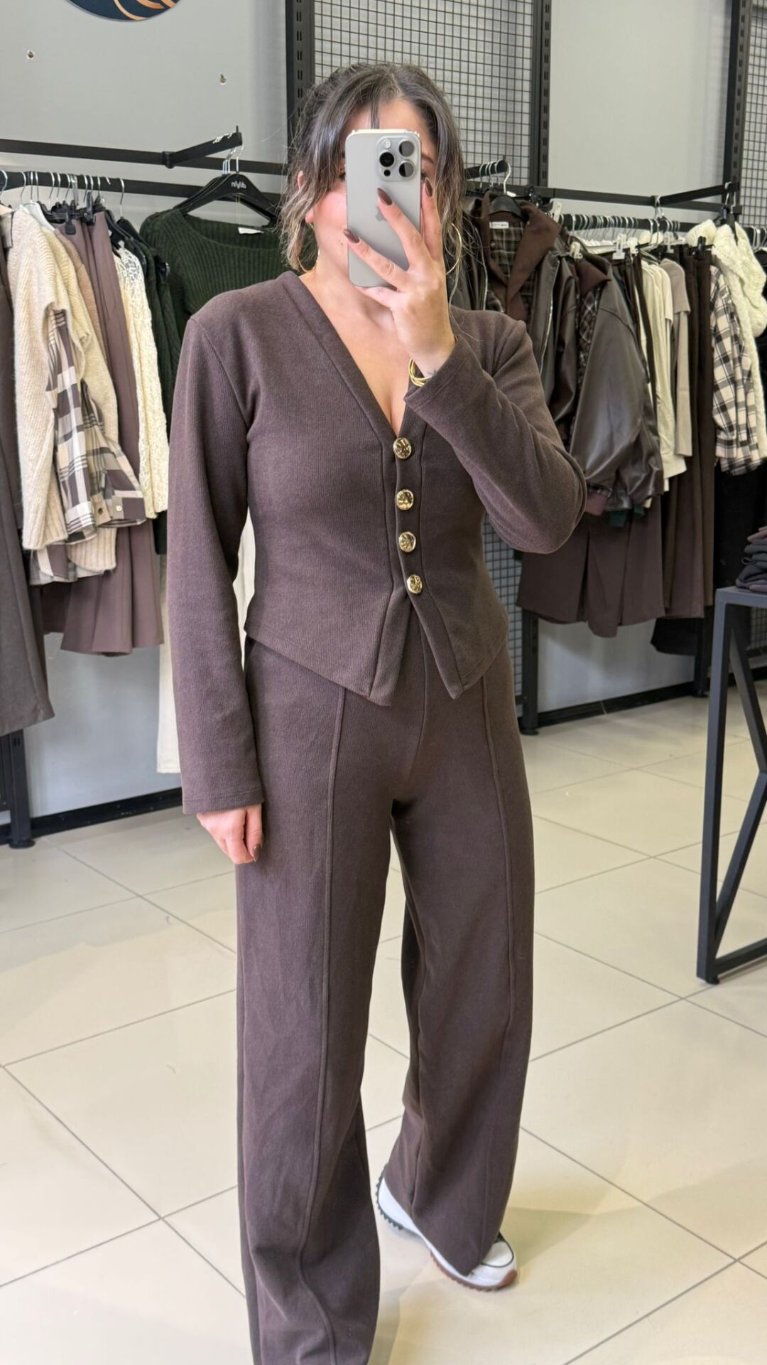 Marka Model Premıum Kalite Takım-KAHVE