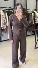 Marka Model Premıum Kalite Takım-KAHVE