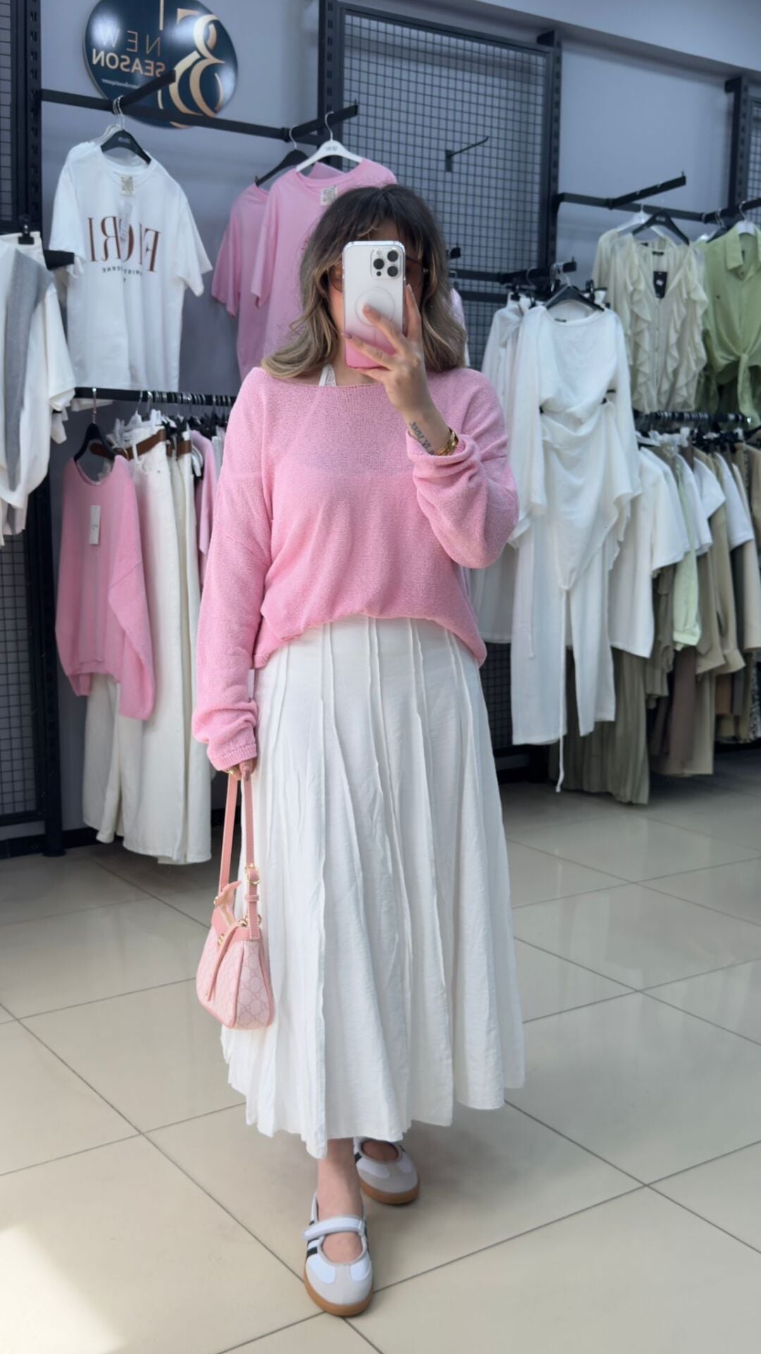 Mevsimlik Merserize Triko-PEMBE