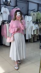 Mevsimlik Merserize Triko-PEMBE