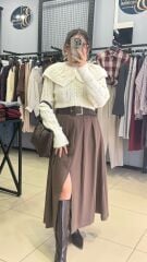 Marka Model Kendinden Kemerli Etek