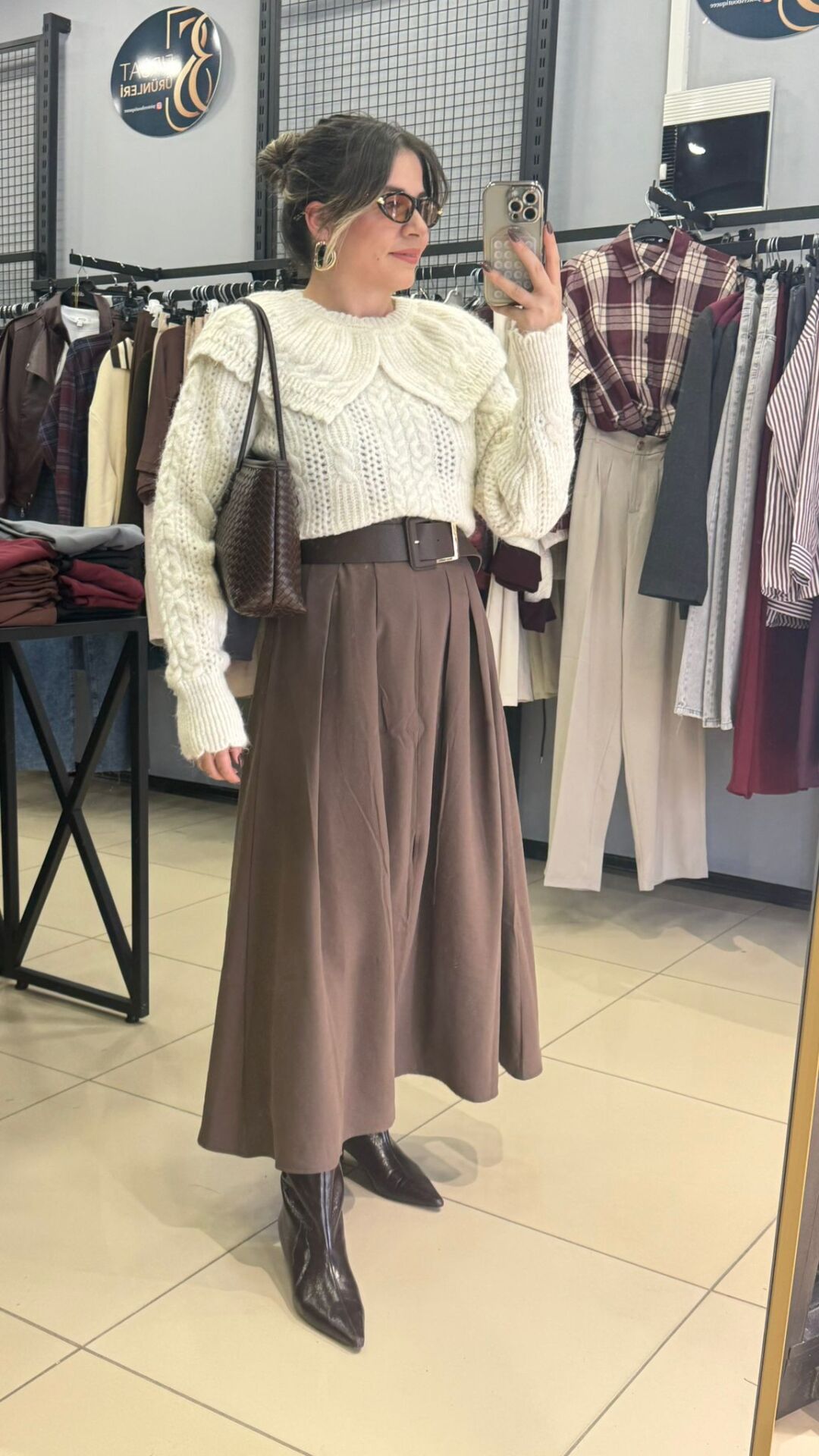 Marka Model Kendinden Kemerli Etek