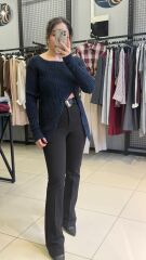 Kemerli Premium Likralı Kumaş Pantolon