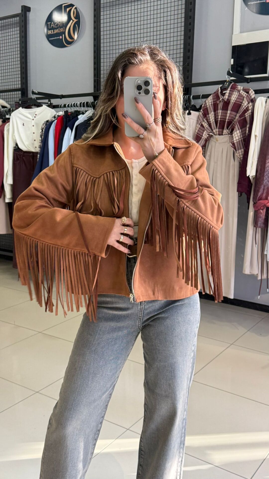 Bohem Püsküllü Ceket